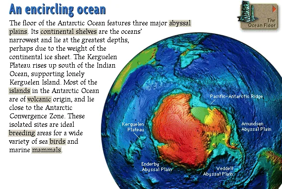 An encircling ocean