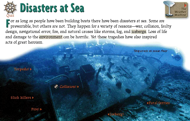 Disasters at Sea