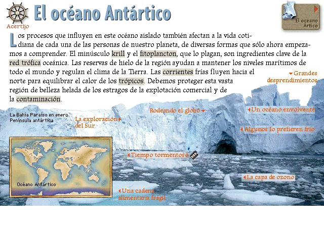 El océano Antártico