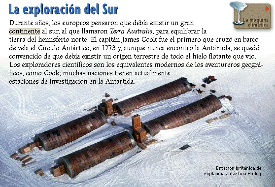 La exploración del Sur