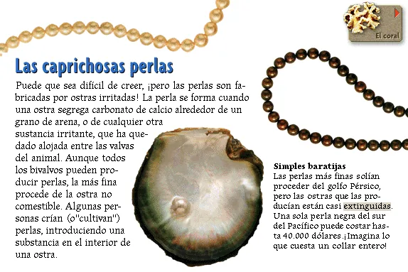 Las caprichosas perlas