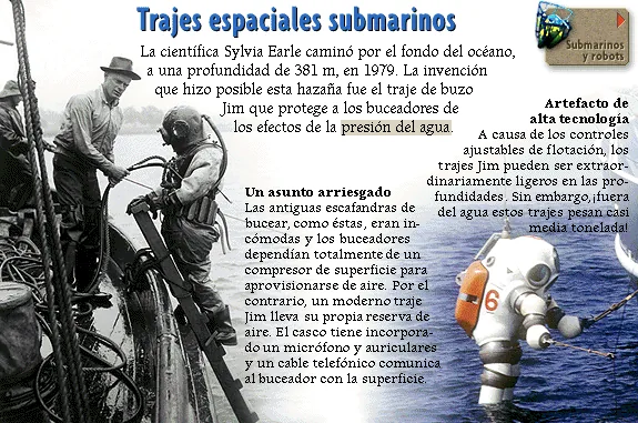 Trajes espaciales submarinos