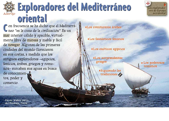 Exploradores del Mediterráneo oriental