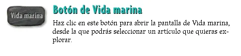 Botón de Vida marina