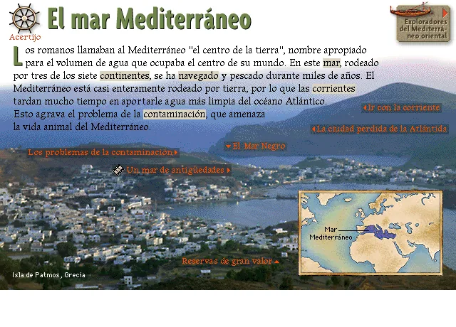 El mar Mediterráneo