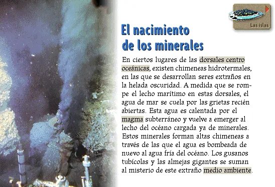 El nacimiento de los minerales