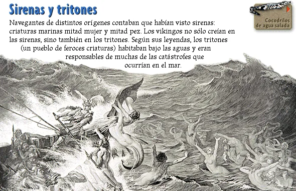 Sirenas y tritones