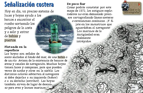 Señalización costera