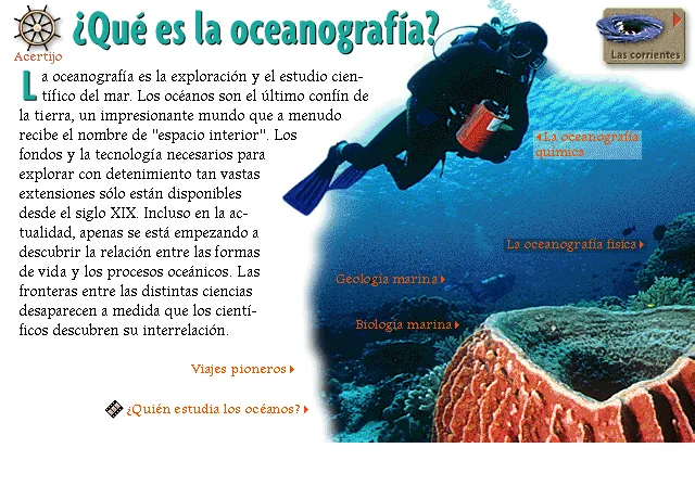 ¿Qué es la oceanografía?