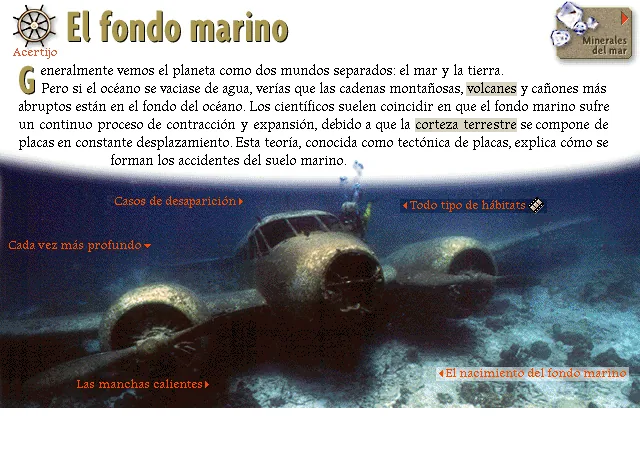 El fondo marino