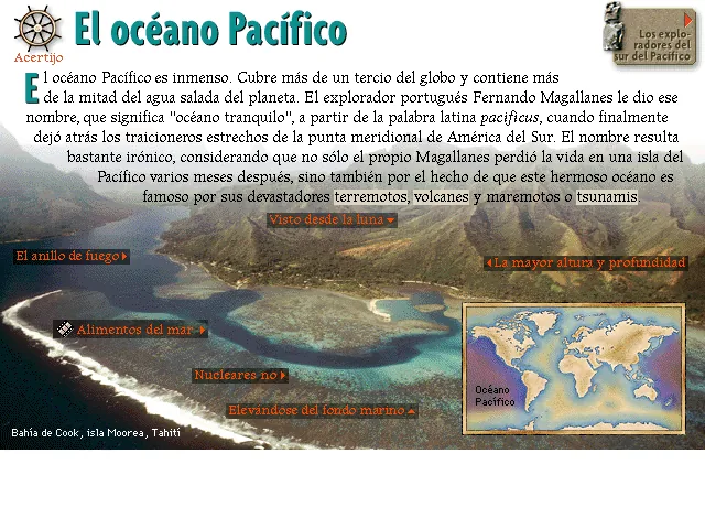 El océano Pacífico