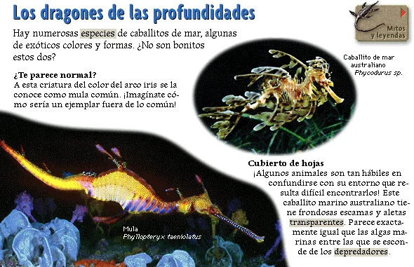 Los dragones de las profundidades