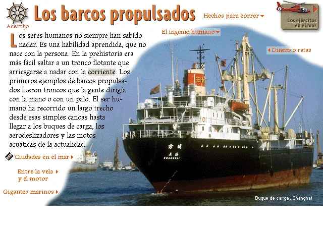 Los barcos propulsados