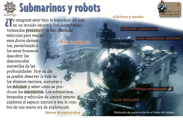 Submarinos y robots