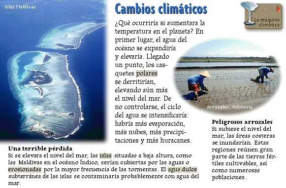 Cambios climáticos