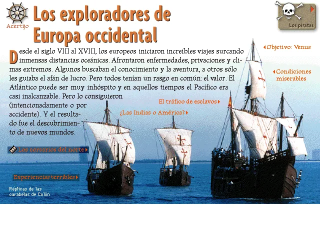 Los exploradores de Europa occidental