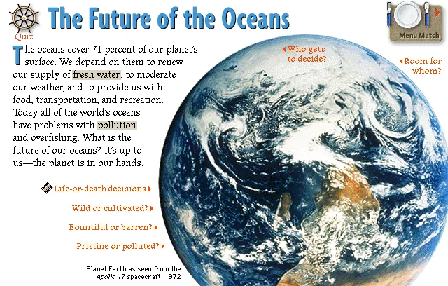 The Future of the Oceans