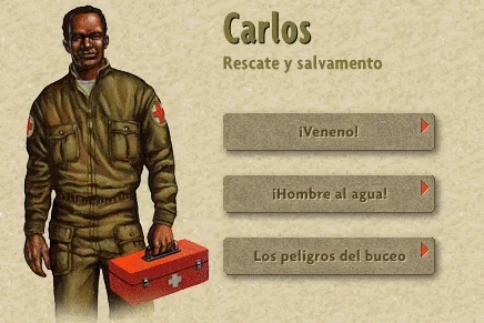 Carlos, Rescate y salvamento