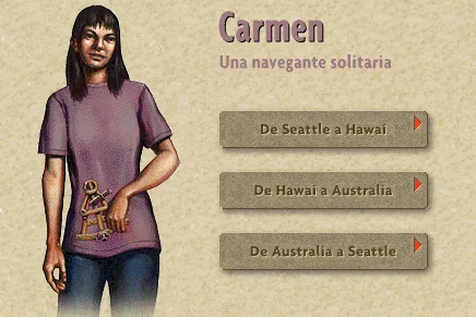 Carmen, Una navegante solitaria