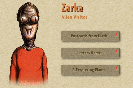 Zarka, Alien Visitor
