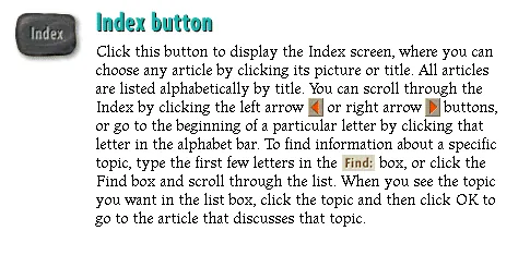 Index button