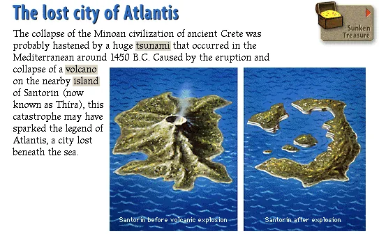 The lost city of Atlantis