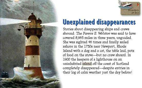 Unexplained disappearances