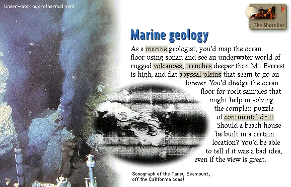 Marine geology