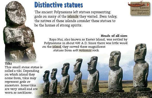 Distinctive statues